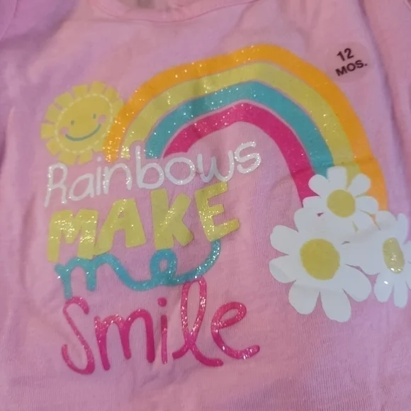 🍼Wonderkids Girls Printed 2Pc. Set 12M - Picture 4 of 7